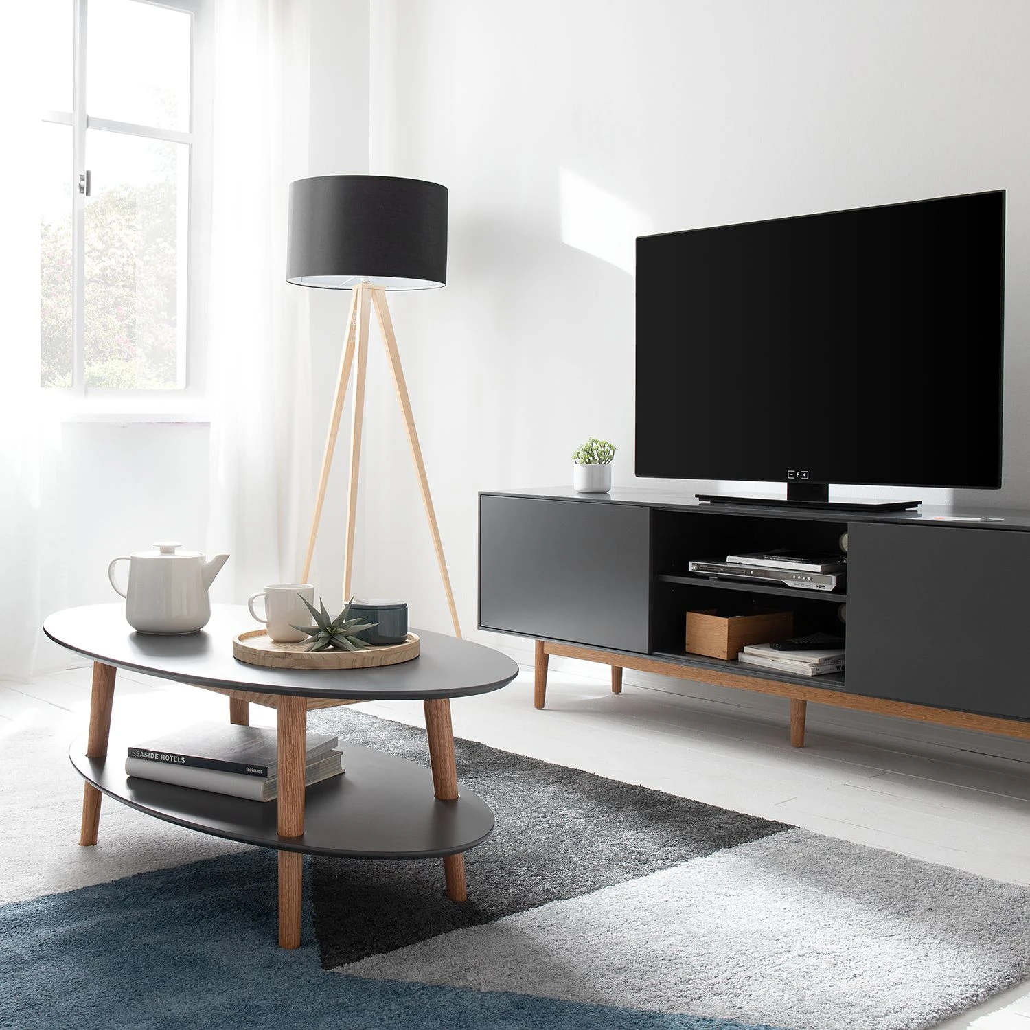 Mørteens Couchtisch Lindholm - Grau 2 Mørteens Couchtisch Lindholm - Grau – Bild 2