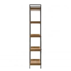 Ars manufacti Bücherregal Dharai I - Echtholzfurnier / Metall - Eiche / Silber -Wohnzimmermöbel boutique en ligne 1000117164 180626 09565303 GALLERYIMAGES P000000001000117164