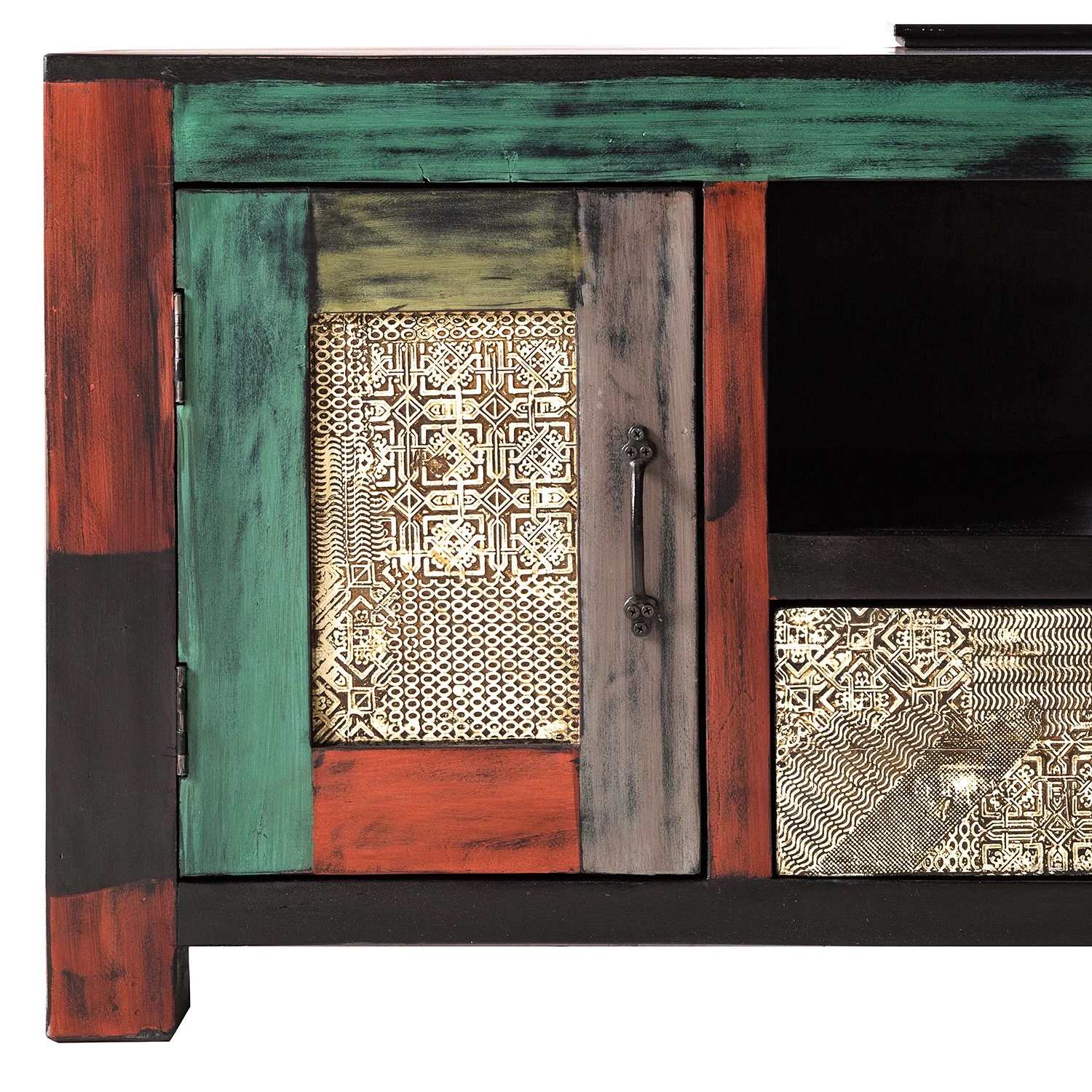 Wolf-Möbel TV-Lowboard Goa III - Mango teilmassiv - Mango Dunkelbraun / Blau 9 Wolf-Möbel TV-Lowboard Goa III - Mango teilmassiv - Mango Dunkelbraun / Blau – Bild 9