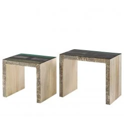 Wolf-Möbel Beistelltisch Goa III (2er-Set) - Mango teilmassiv -Wohnzimmermöbel boutique en ligne 1000117605 191031 11340400042 DETAILS P000000001000117605