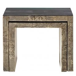 Wolf-Möbel Beistelltisch Goa III (2er-Set) - Mango teilmassiv -Wohnzimmermöbel boutique en ligne 1000117605 191031 11340600043 DETAILS P000000001000117605