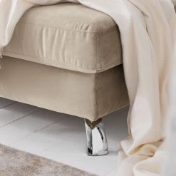 Jack & Alice Recamiere Habay - Microfaser - Hellbeige - Armlehne davorstehend links -Wohnzimmermöbel boutique en ligne 1000117854 100 GALLERYIMAGES P000000001000117854