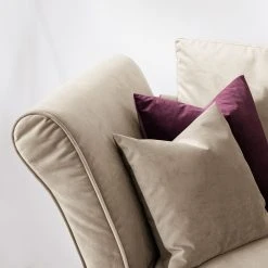 Jack & Alice Recamiere Habay - Microfaser - Hellbeige - Armlehne davorstehend links -Wohnzimmermöbel boutique en ligne 1000117854 120 GALLERYIMAGES P000000001000117854