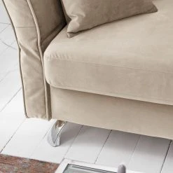 Jack & Alice Recamiere Habay - Microfaser - Hellbeige - Armlehne davorstehend links -Wohnzimmermöbel boutique en ligne 1000117854 130 GALLERYIMAGES P000000001000117854