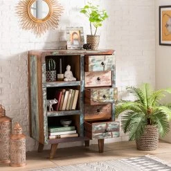 Ars manufacti Kommode Yazoo - Altholz massiv - Mehrfarbig -Wohnzimmermöbel boutique en ligne 1000118141 181123 16234300008 MOOD GALLERYIMAGES P000000001000118141 mood