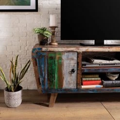 Ars manufacti TV-Schrank Yazoo - Altholz massiv - Mehrfarbig -Wohnzimmermöbel boutique en ligne 1000118147 181123 16234600015 MOOD GALLERYIMAGES P000000001000118147 mood