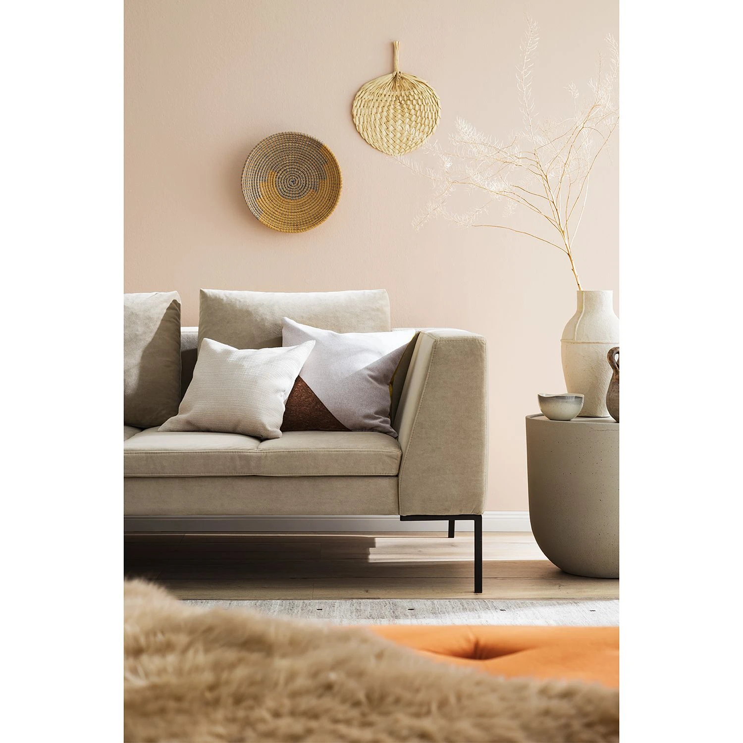 Studio Copenhagen Sofa Madison (3-Sitzer) Samt - Samt Shyla: Beige 9 Studio Copenhagen Sofa Madison (3-Sitzer) Samt - Samt Shyla: Beige – Bild 9