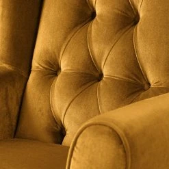 Maison Belfort Ohrensessel Luro Samt - Honig -Wohnzimmermöbel boutique en ligne 1000122215 190712 10052600052 DETAILS P000000001000122215