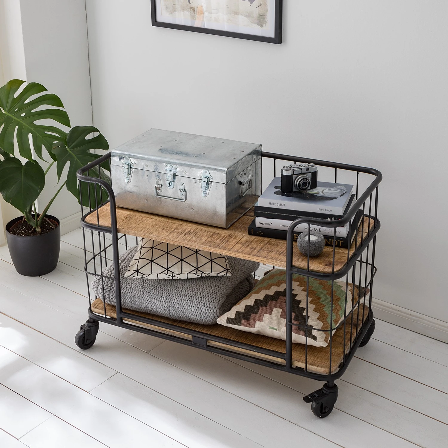 Ars manufacti Regal Namber II - Mango massiv / Metall - Mango / Schwarz 4 Ars manufacti Regal Namber II - Mango massiv / Metall - Mango / Schwarz – Bild 4