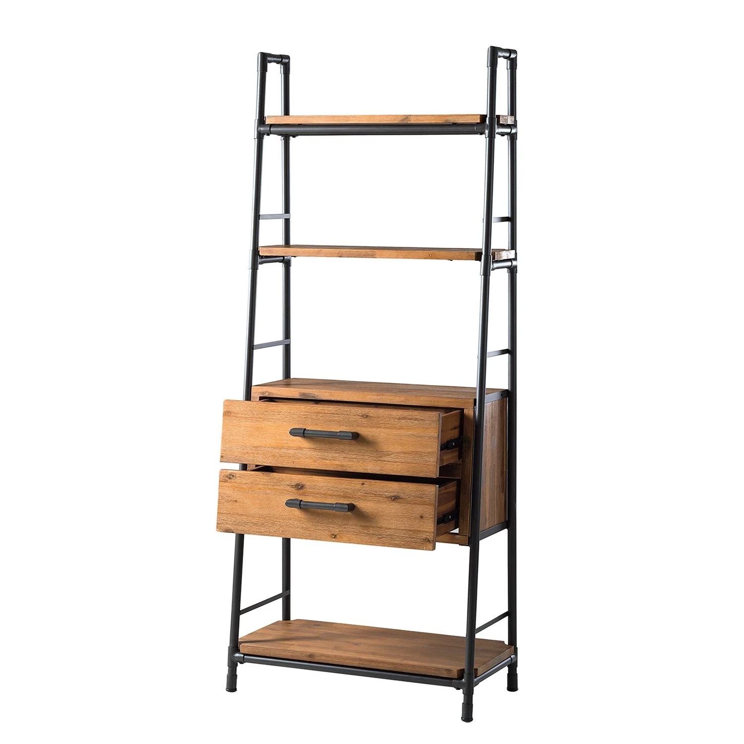 Ars manufacti Regal Atelier IV - Akazie massiv / Metall - Akazie Braun / Anthrazit 8 Ars manufacti Regal Atelier IV - Akazie massiv / Metall - Akazie Braun / Anthrazit – Bild 8