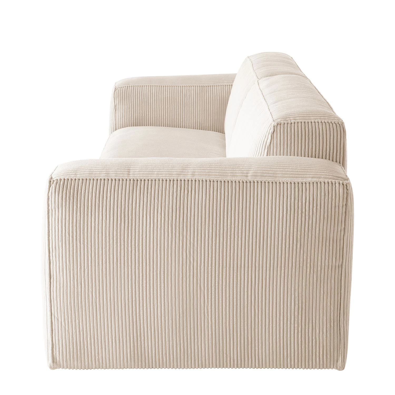 Ars Natura 3-Sitzer Sofa LORALAI - Cordstoff Lola: Creme 8 Ars Natura 3-Sitzer Sofa LORALAI - Cordstoff Lola: Creme – Bild 8