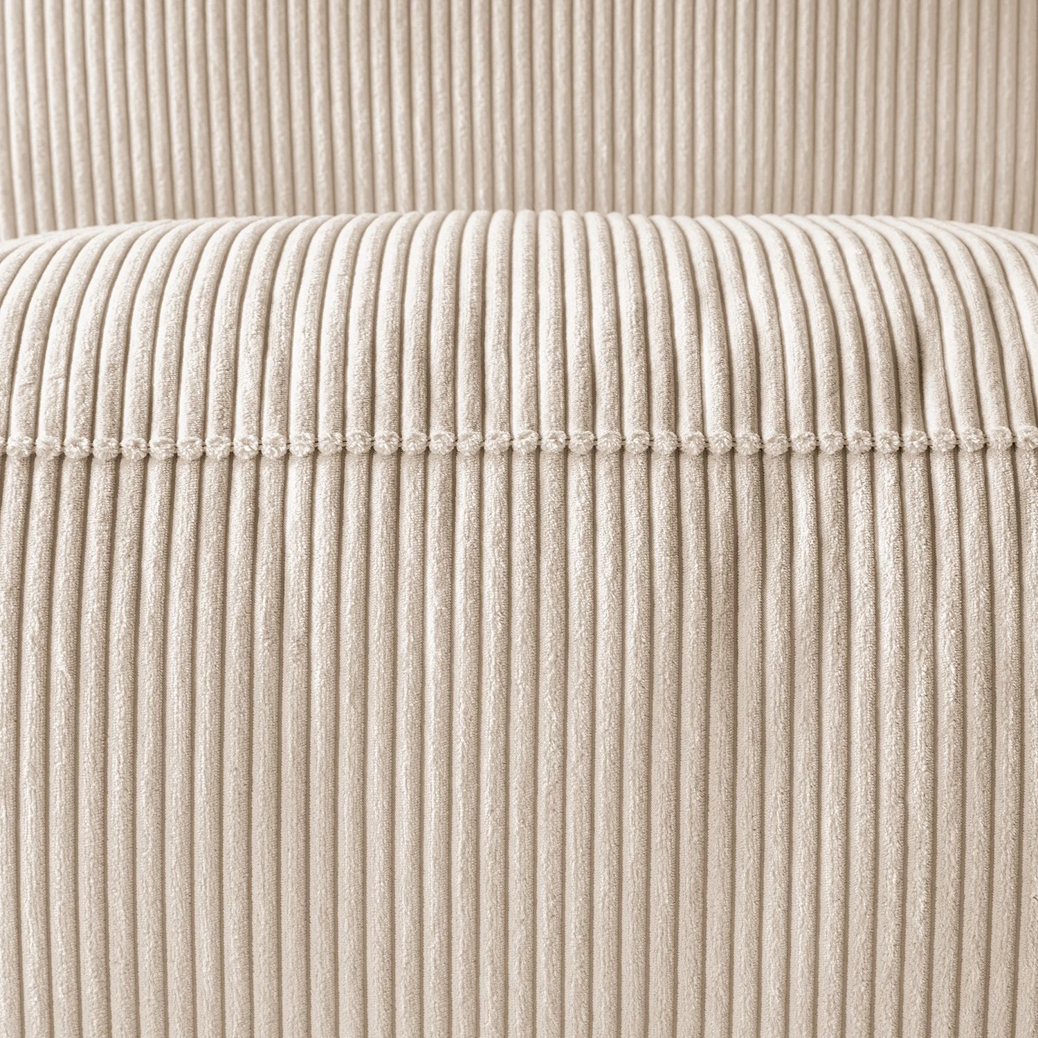 Ars Natura 3-Sitzer Sofa LORALAI - Cordstoff Lola: Creme 13 Ars Natura 3-Sitzer Sofa LORALAI - Cordstoff Lola: Creme – Bild 13