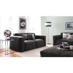 Jack & Alice Sofa Greenwich (2-Sitzer) - Dunkelgrau -Wohnzimmermöbel boutique en ligne 1000123349 181011 09372121 MOOD GALLERYIMAGES P000000001000123349 mood