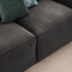 Jack & Alice Sofa Greenwich (2-Sitzer) - Dunkelgrau -Wohnzimmermöbel boutique en ligne 1000123349 181011 09372123 MOOD GALLERYIMAGES P000000001000123349 mood