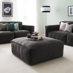 Jack & Alice Polsterhocker Greenwich - Dunkelgrau -Wohnzimmermöbel boutique en ligne 1000123358 181011 09372141 MOOD GALLERYIMAGES P000000001000123358 mood