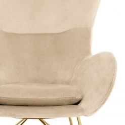 Jack & Alice Schaukelsessel Skamby - Samt - Creme -Wohnzimmermöbel boutique en ligne 1000123363 181219 09580500007 GALLERYIMAGES P000000001000123363