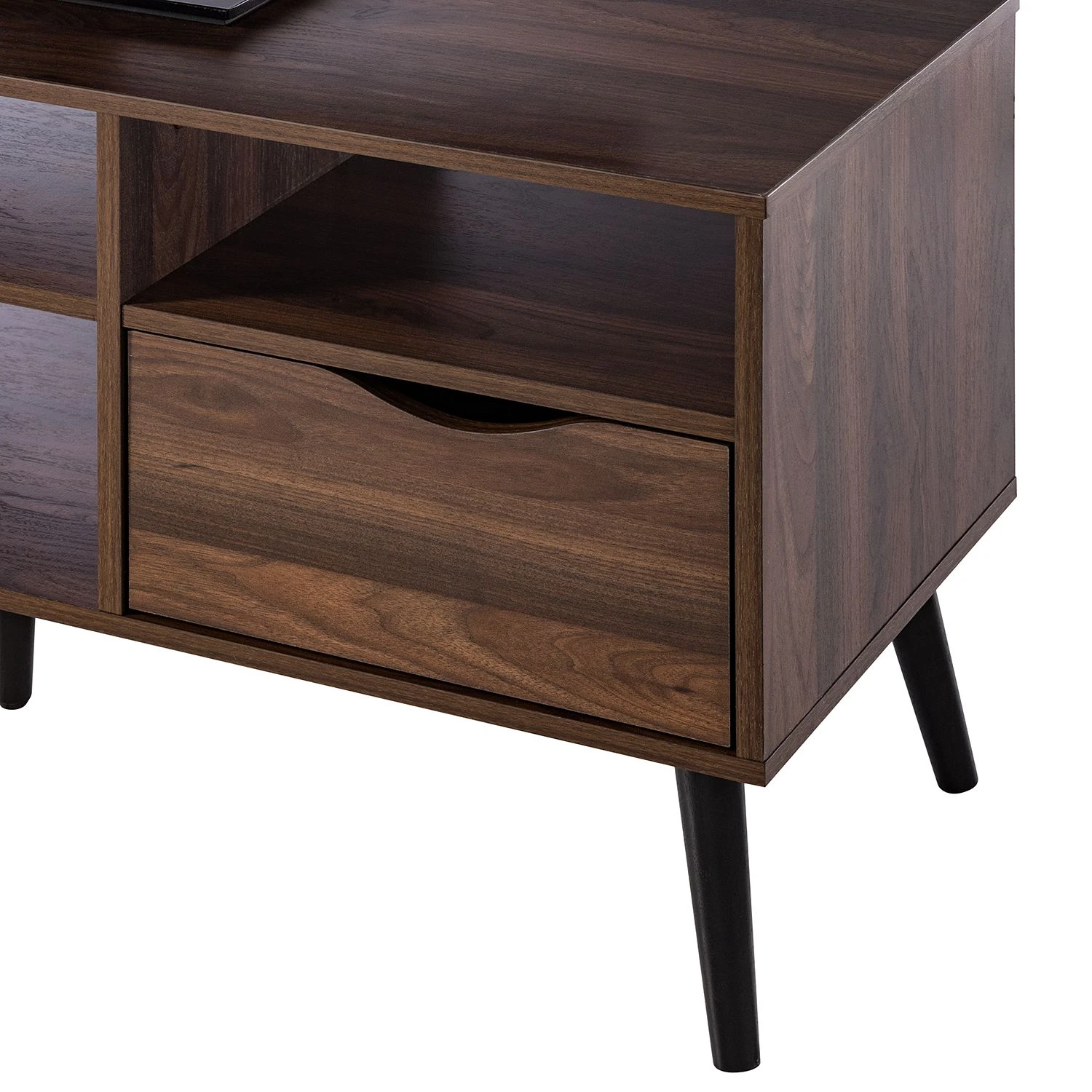 Mørteens TV-Lowboard Gjora I - Gummibaum teilmassiv - Walnuss 7 Mørteens TV-Lowboard Gjora I - Gummibaum teilmassiv - Walnuss – Bild 7