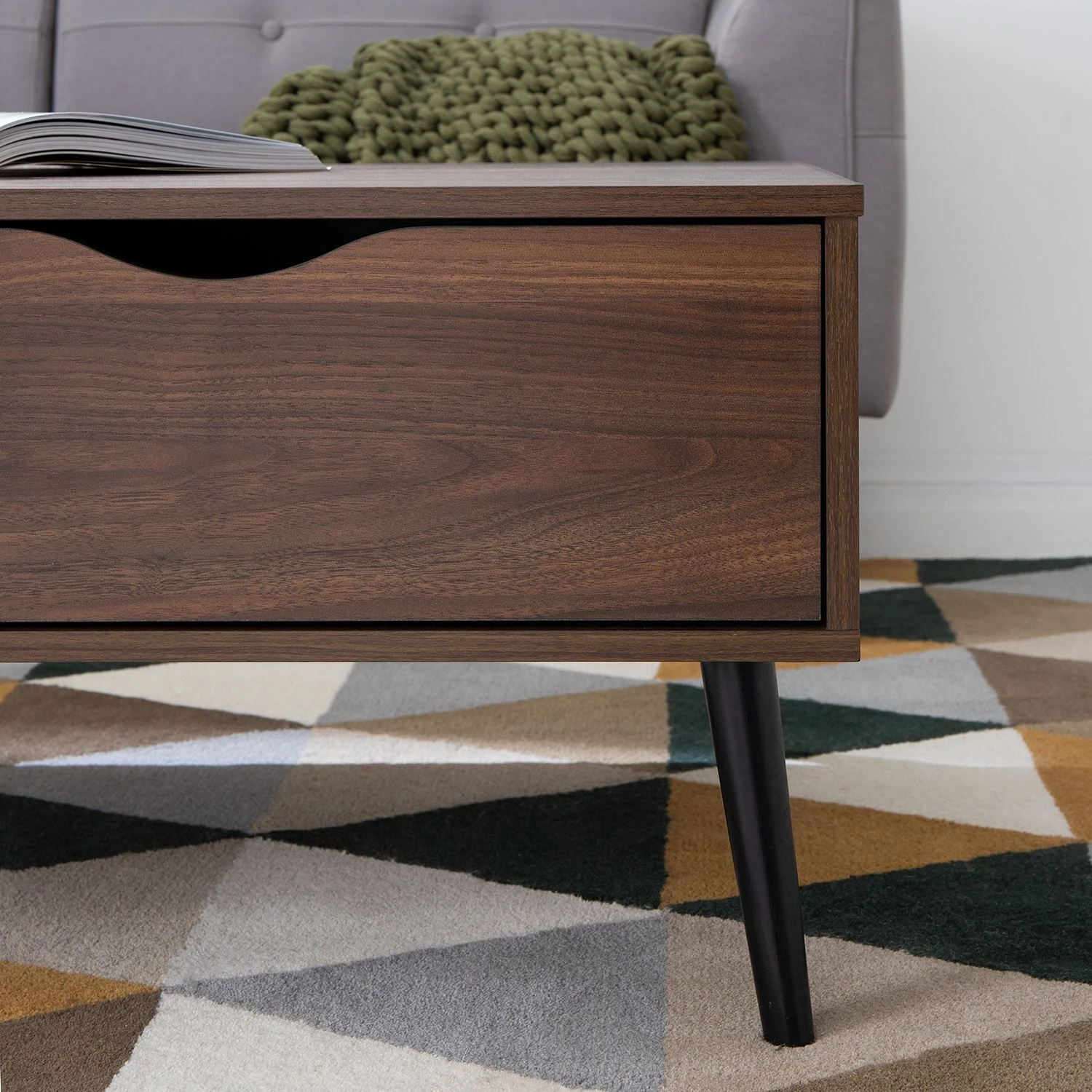 Mørteens Couchtisch Gjora - Gummibaum teilmassiv - Walnuss 15 Mørteens Couchtisch Gjora - Gummibaum teilmassiv - Walnuss – Bild 15