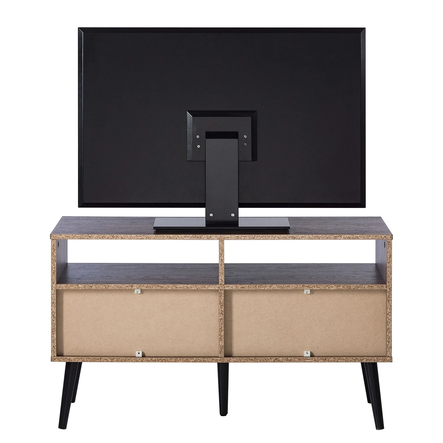 Mørteens TV-Lowboard Gjora II - Gummibaum teilmassiv - Walnuss 6 Mørteens TV-Lowboard Gjora II - Gummibaum teilmassiv - Walnuss – Bild 6