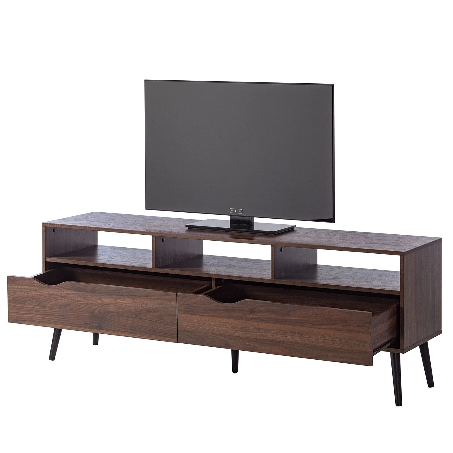 Mørteens TV-Lowboard Gjora III - Gummibaum teilmassiv - Walnuss 7 Mørteens TV-Lowboard Gjora III - Gummibaum teilmassiv - Walnuss – Bild 7