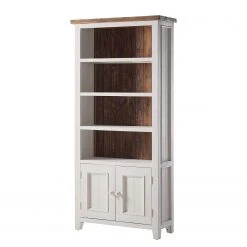 Maison Belfort Bücherregal Balignton I - Kiefer massiv - Weiß / Kiefer