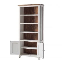 Maison Belfort Bücherregal Balignton I - Kiefer massiv - Weiß / Kiefer -Wohnzimmermöbel boutique en ligne 1000123499 211116 12462000083 DETAILS P000000001000123499