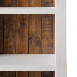 Maison Belfort Bücherregal Balignton I - Kiefer massiv - Weiß / Kiefer -Wohnzimmermöbel boutique en ligne 1000123499 211116 124642000101 DETAILS P000000001000123499