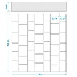 Loftscape Bücherregal Emporior II - Hellbeige - Breite: 211 cm 5 Loftscape Bücherregal Emporior II - Hellbeige - Breite: 211 cm -Wohnzimmermöbel boutique en ligne 1000123611 190621 12570300095 GALLERYIMAGES P000000001000123611