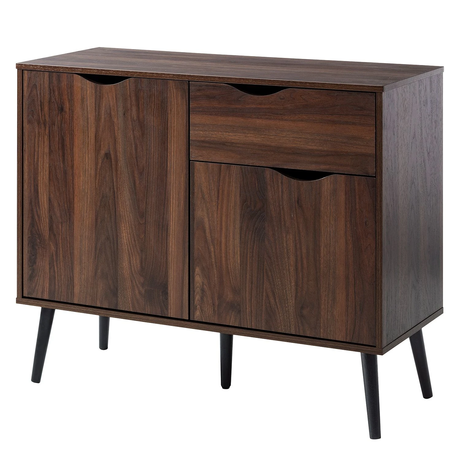 Mørteens Kommode Gjora I - Gummibaum teilmassiv - Walnuss 1 Mørteens Kommode Gjora I - Gummibaum teilmassiv - Walnuss