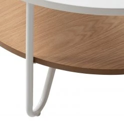 Fredriks Couchtisch Forsa - Metall - Weiß / Eiche Dekor 21 Fredriks Couchtisch Forsa - Metall - Weiß / Eiche Dekor -Wohnzimmermöbel boutique en ligne 1000123770 190206 17223000013 GALLERYIMAGES P000000001000123770