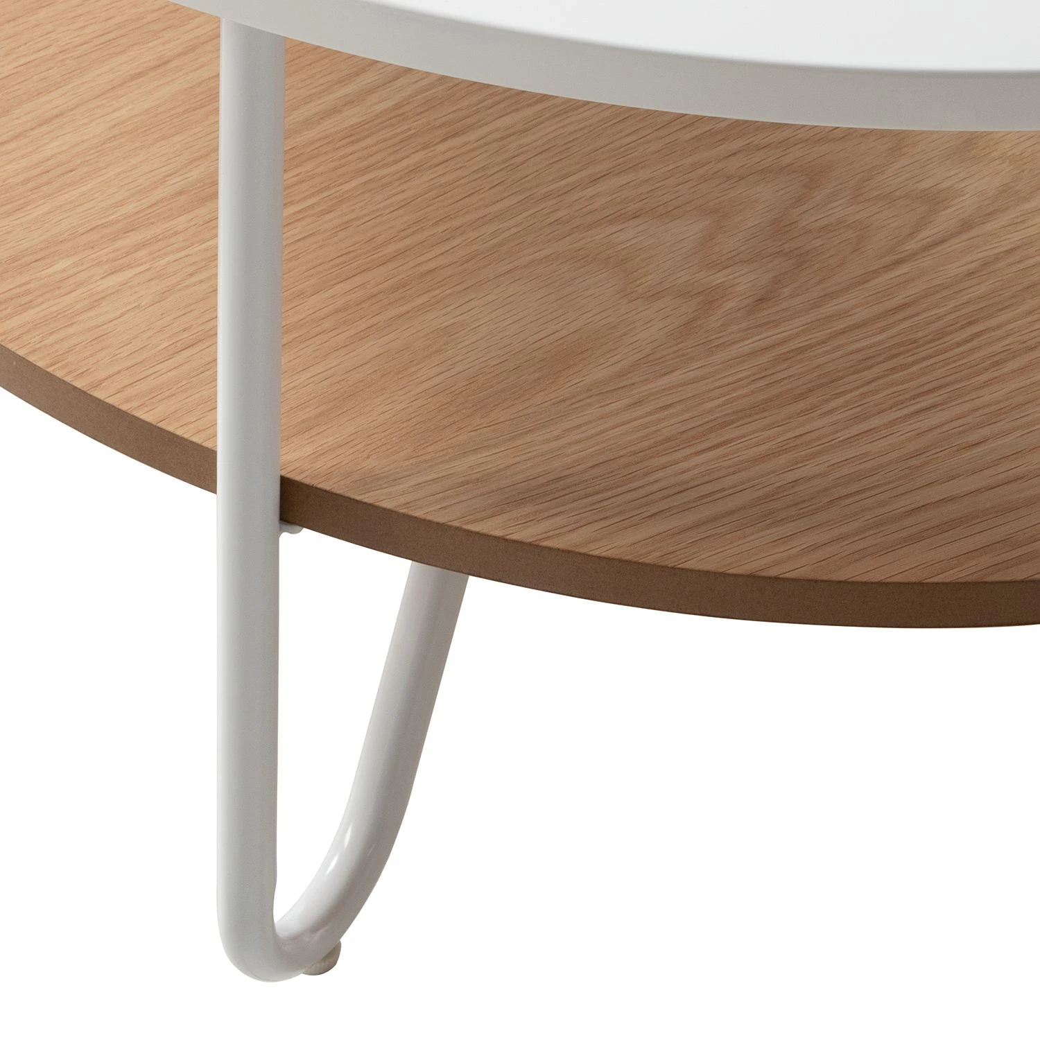 Fredriks Couchtisch Forsa - Metall - Weiß / Eiche Dekor 8 Fredriks Couchtisch Forsa - Metall - Weiß / Eiche Dekor – Bild 8