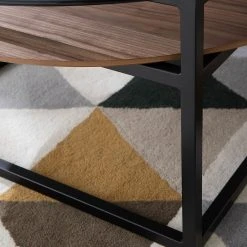 Studio Copenhagen Couchtisch Sumstad - Rauchglas / Metall - Nussbaum / Schwarz -Wohnzimmermöbel boutique en ligne 1000123773 190321 17260300006 GALLERYIMAGES P000000001000123773