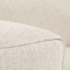 Studio Copenhagen Ecksofa HUDSON 1,5-Sitzer mit Longchair - Webstoff Saia: Beige - Longchair davorstehend links -Wohnzimmermöbel boutique en ligne 1000123836 190916 13150900030 DETAILS P000000001000123836 1