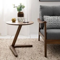 Mørteens Beistelltisch Chicky - Gummibaum teilmassiv - Walnuss -Wohnzimmermöbel boutique en ligne 1000124044 190409 11440600009 GALLERYIMAGES P000000001000124044