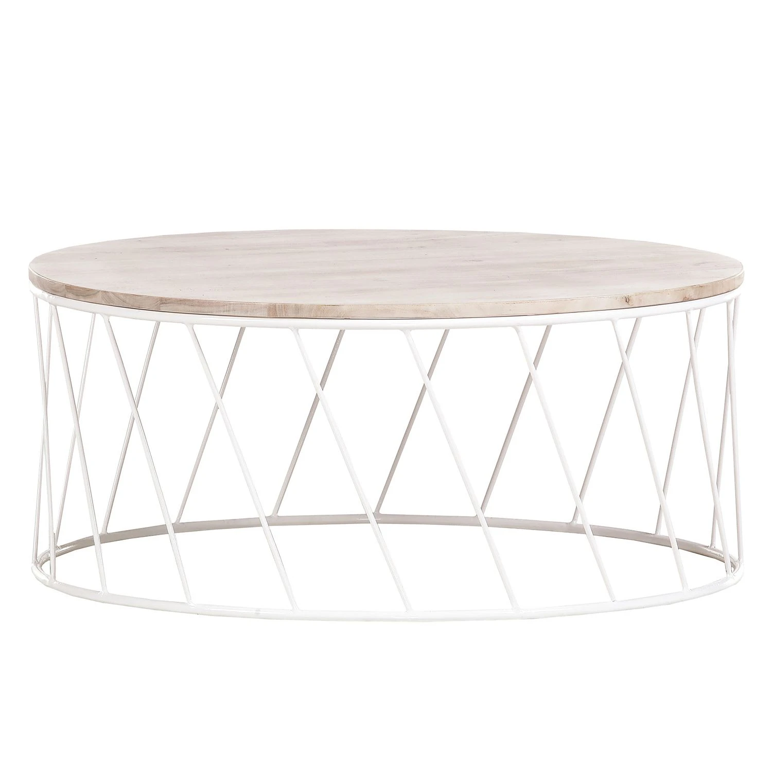 Norrwood Couchtisch Gabiarra - Akazie massiv / Eisen - Mango Hell / Weiß 1 Norrwood Couchtisch Gabiarra - Akazie massiv / Eisen - Mango Hell / Weiß