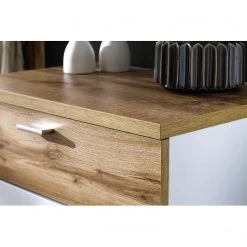 Loftscape Kommode Kunra II - Weiß / Wotan Eiche Dekor -Wohnzimmermöbel boutique en ligne 1000124411 200811 14072001270 DETAILS P000000001000124411