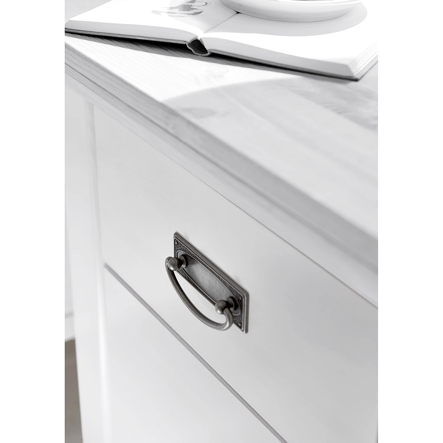 Maison Belfort Kommode Bergen III - Kiefer Weiß 4 Maison Belfort Kommode Bergen III - Kiefer Weiß – Bild 4