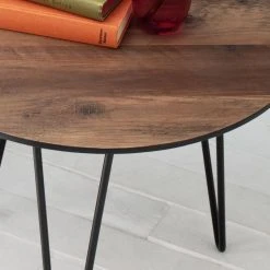 Mørteens Beistelltisch Kess ll - Eiche Vintage Dekor Dunkelbraun / Schwarz -Wohnzimmermöbel boutique en ligne 1000125123 190320 10182000002 GALLERYIMAGES P000000001000125123