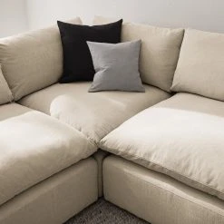 Studio Copenhagen Ecksofa Velada - Webstoff - Kaschmir 27 Studio Copenhagen Ecksofa Velada - Webstoff - Kaschmir -Wohnzimmermöbel boutique en ligne 1000125302 210222 07022600032 DETAILS P000000001000125302