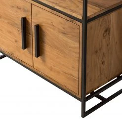 Ars manufacti Regal Woodson IV - Akazie massiv / Eisen - Akazie Hellbraun -Wohnzimmermöbel boutique en ligne 1000125843 191112 10033000122 DETAILS P000000001000125843