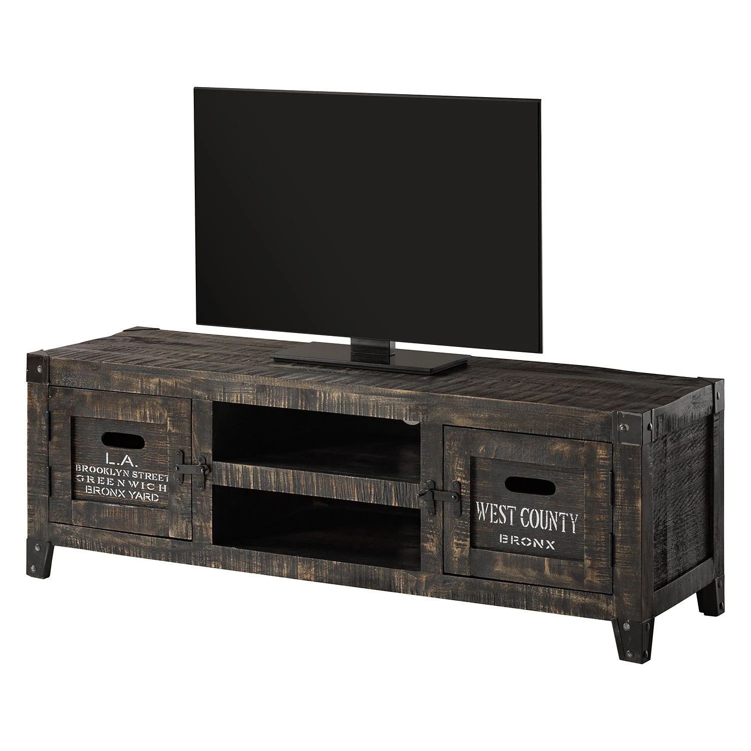 Ars manufacti TV-Lowboard Keyport II - Mango massiv 1 Ars manufacti TV-Lowboard Keyport II - Mango massiv