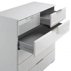Wimex Schubladenkommode Lingga I - Weiß / Glas Weiß -Wohnzimmermöbel boutique en ligne 1000126303 180719 16310739 GALLERYIMAGES P000000001000126303