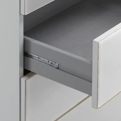 Wimex Schubladenkommode Lingga I - Weiß / Glas Weiß -Wohnzimmermöbel boutique en ligne 1000126303 180719 16310740 GALLERYIMAGES P000000001000126303