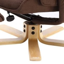 Modoform Relaxsessel Sund (mit Hocker) - Mikrofaser / Gummibaum massiv - Braun / Gummibaum -Wohnzimmermöbel boutique en ligne 1000126873 180906 15154506 GALLERYIMAGES P000000001000126873