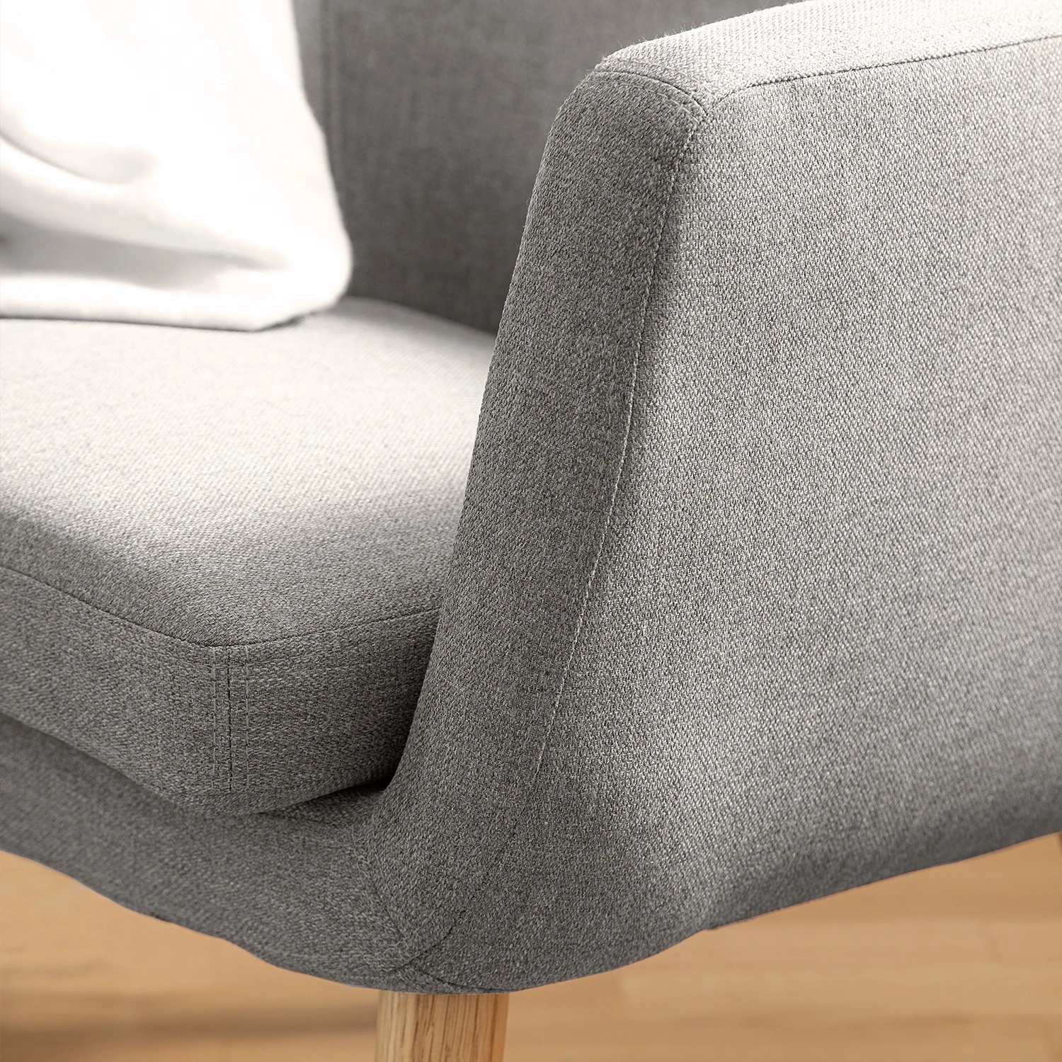 Mørteens Sessel Nicholas - Webstoff - Lichtgrau 12 Mørteens Sessel Nicholas - Webstoff - Lichtgrau – Bild 12