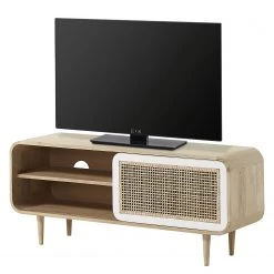 Norrwood TV-Lowboard Gunnebo - Mango massiv - Mango / Weiß