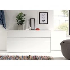 Now! by hülsta Sideboard hülsta now easy II - Lack Reinweiß -Wohnzimmermöbel boutique en ligne 1000127796 181004 11135202 MOOD GALLERYIMAGES P000000001000127796 mood