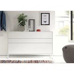 Now! by hülsta Sideboard hülsta now easy II - Lack Reinweiß -Wohnzimmermöbel boutique en ligne 1000127796 181004 11135203 MOOD GALLERYIMAGES P000000001000127796 mood