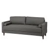 Mørteens Sofa Saranda (2,5-Sitzer) - Webstoff - Dunkelgrau