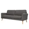 Mørteens Sofa Larisa (3-Sitzer) - Webstoff - Dunkelgrau